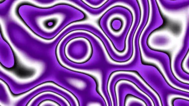 Mor ve tek renkli soyut arka plan, organik katmanlı şekiller ve canlı sıvı kontrast tasarımı. 4k döngü arkaplanı