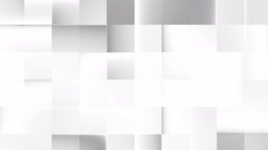 Rastgele hareket eden küplerden soyut hareket arkaplanı, kusursuz döngü canlandırması