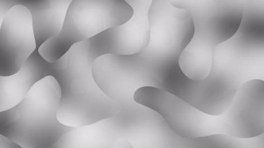 Grafik tasarım projeleri, doku, soyut sanat baskıları ve modern estetik için dalgalı desenli açık gri arkaplan gradyanı.