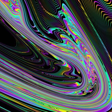Soyut, dalgalı, harika, psikedelik arka plan.
