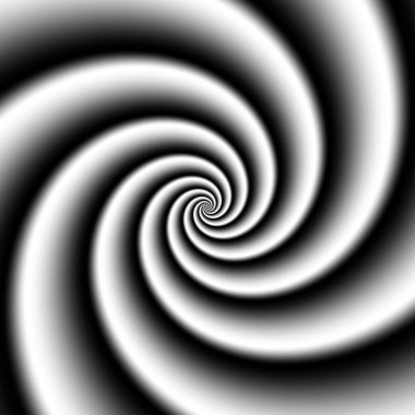 Hipnotik spiral arka plan. Optik illüzyon stili tasarımı.