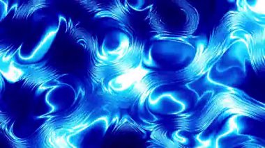 Yansıtıcı soyut arkaplan, 3D görünüm, holografik folyo, sıvı benzin yüzeyi, dalgalar, metalik yansıma, ezoterik aura, psikedelik animasyon, dikişsiz döngü 4k