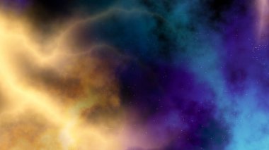 Nebula ve galaksiler uzayda. Soyut evren arkaplanı.