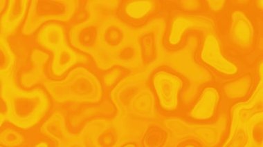 Turuncu ve sarı renkler organik şekiller dinamik bir gradyan animasyonda karışıp akarlar. Bulanık arkaplan akışkan hareket ve pürüzsüz döngü içerir
