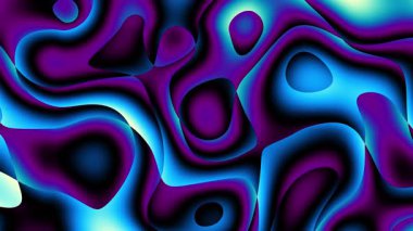 Kusursuz hareket eden soyut fraktal görsel döngüler. Hipnotik ışıldayan sıvı tabakaları ve parlak noktalı hatlar. Mermer dokular ve parlak noktalı çizgilerle sürekli döngü hareketi tasarımı