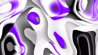 Kusursuz hareket eden soyut fraktal görsel döngüler. Hipnotik ışıldayan sıvı tabakaları ve parlak noktalı hatlar. Mermer dokular ve parlak noktalı çizgilerle sürekli döngü hareketi tasarımı