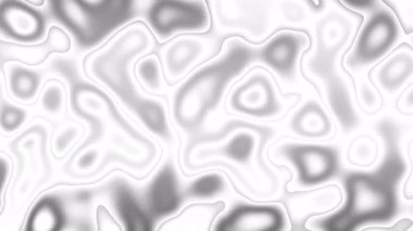 Dalgalarla yavaşça canlandırılmış beyaz gri gradyan hareket arkaplanı.
