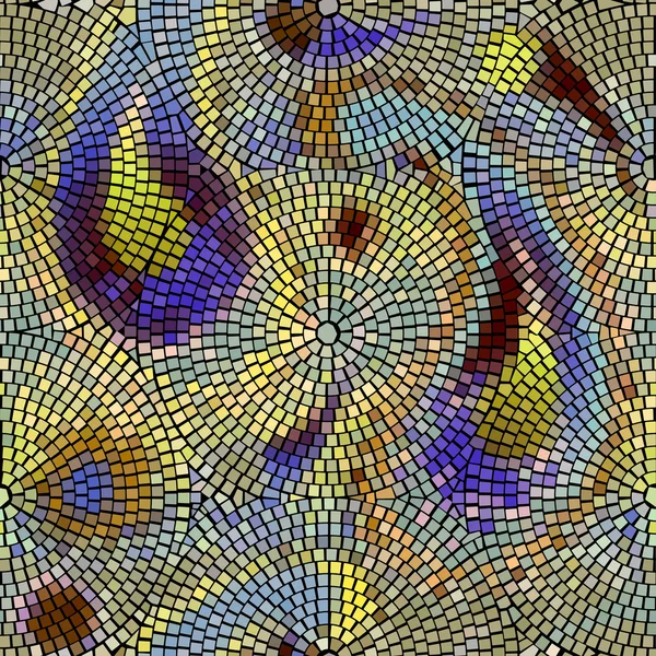 Paisley-Mosaik aus Kreisen — Stockvektor