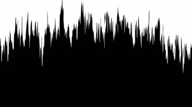 Beyaz zemin üzerindeki siyah grunge akışının geçişi Grunge Mürekkebi ekrana yayılır ve ekranı doldurur. Beyaz arka planda basit siyah akış ve akış. 4K döngüsü