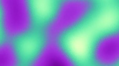 Değişken hareketlerdeki renkli gradyan dalgaların soyut arkaplan animasyonu. Gürültü bulanıklığı, gök mavisinden mor renge doğru. Döngü arkaplanı