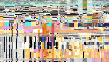 Soyut yaratıcı arıza beyaz doku. Arka planda dijital bir arızanın geometrik pikseldeki deseni, bir dijital geometrinin deseni.