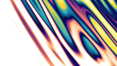 Renkli geometrik şekillere sahip özgün biçim soyut desen