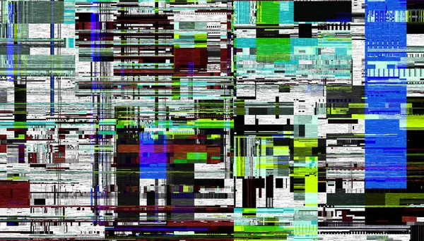 Soyut yaratıcı arıza dokusu. Beyaz arkaplanda dijital bir arızanın geometrik pikseldeki deseni, dijital geometrinin deseni.