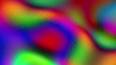 Grafik eğimli arkaplan, arka plan için hareketli moda renk grafiği, tahıl duvar kağıdı. Bulanık akan soyut animasyon. Canlı mavi, yeşil, kırmızı renkler