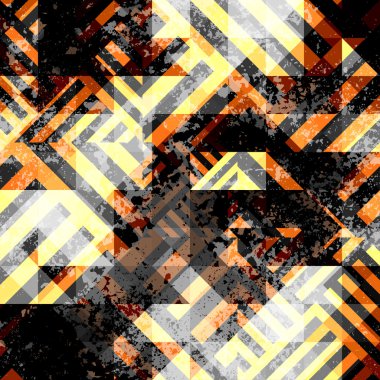 Tehlike geometrik arka plan