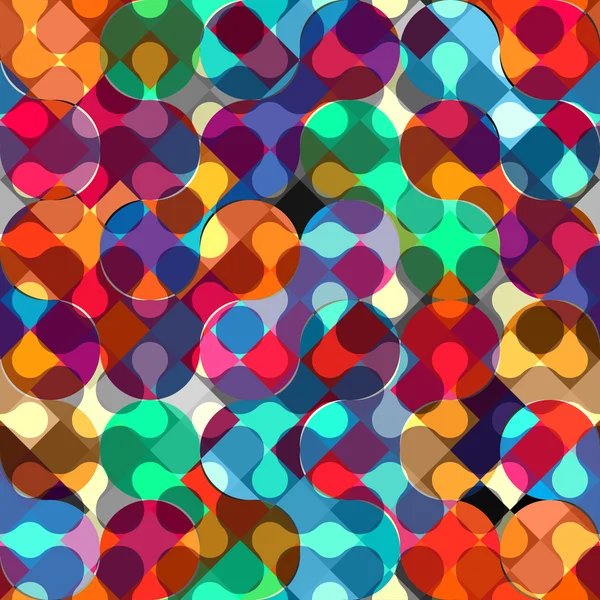 Droplet mönster på geometrisk bakgrund. — Stock vektor