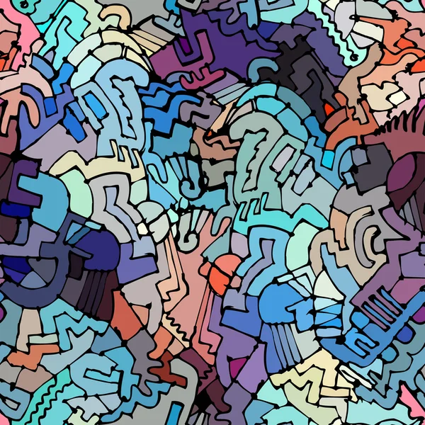 Modèle abstrait de gribouillis — Image vectorielle