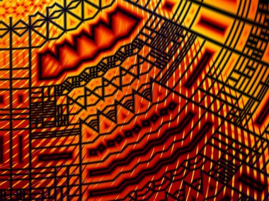 Fractal sanat yaratıcı tasarım için