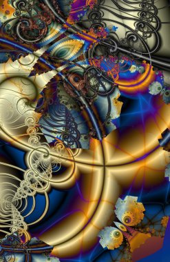 soyut fraktal arkaplan.