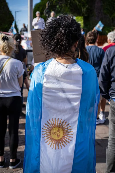 Buenos Aires Arjantin 2020 Karantinayı Yüksek Adalet Divanı Coronavirus Aşısını — Stok fotoğraf