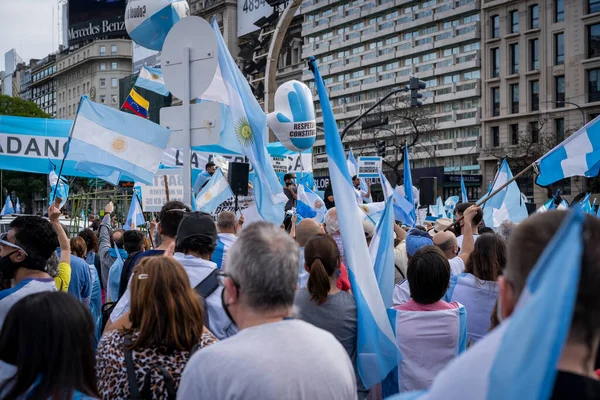 Buenos Aires Argentína 2020 November Karantén Igazságszolgáltatás Legfelsőbb Bírósága Koronavírus — Stock Fotó