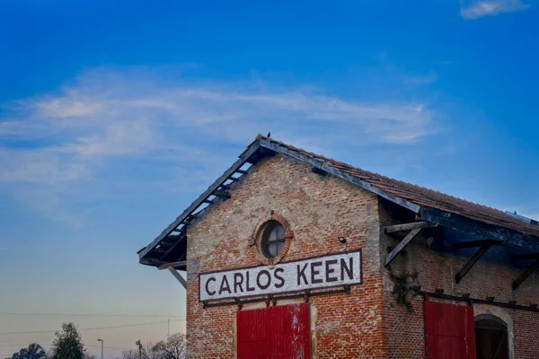 Carlos Keen Buenos Aires Argentyna Sierpnia 2021 Widok Starego Dworca — Zdjęcie stockowe