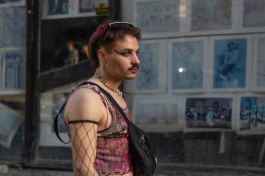 Buenos Aires, Arjantin - 01 Kasım 2025: LGBT halkı Buenos Aires 'teki 16.