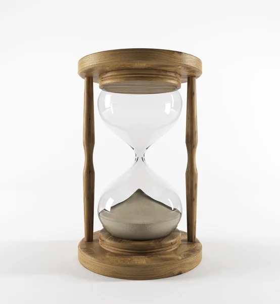 Wooden hour glass — Stock Photo, Image