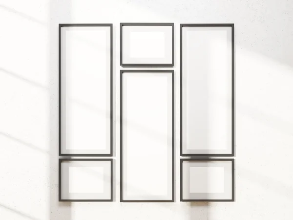 Frames on wall — Stock Photo, Image