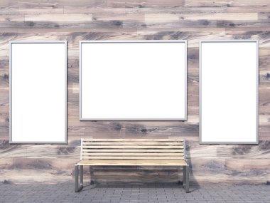 Tezgah üzerinde afiş