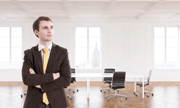 Businessman in new office — Stock Photo, Image