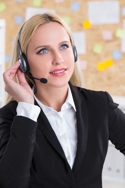 Operador de call center — Fotografia de Stock