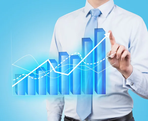 Gráficos e diagrama — Fotografia de Stock