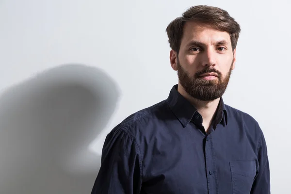 Portrait bearded businessman — Stock Photo, Image