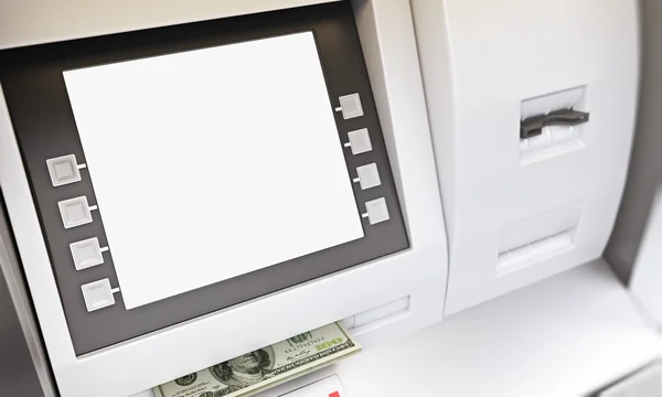 ATM-cash terugtrekking — Stockfoto