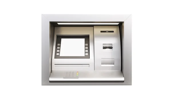 İzole Atm makine — Stok fotoğraf