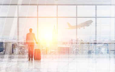 Havaalanında iş adamı