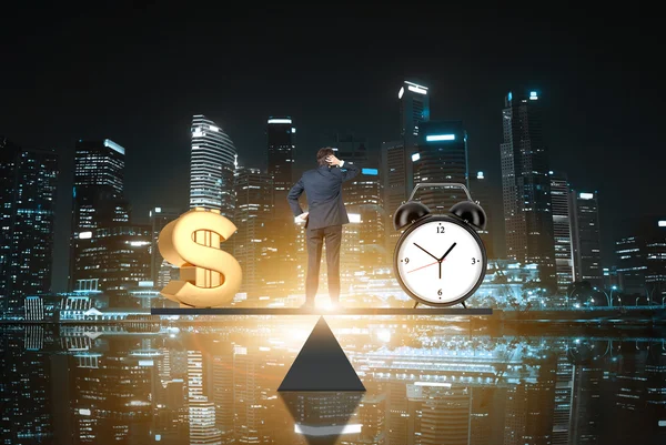 El tiempo es dinero Singapur —  Fotos de Stock