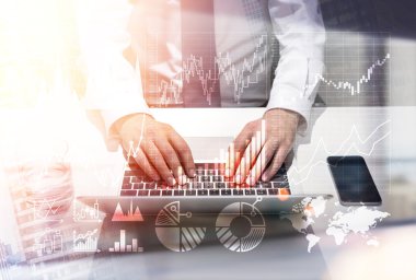 Çift pozlama yazarak eller