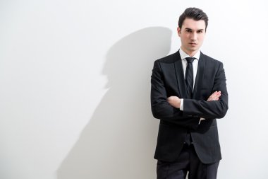 İşadamı ile çapraz amrs