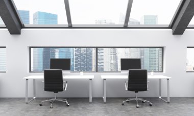 Alan Singapur manzaralı coworking