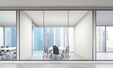 Singapur manzaralı modern ofis