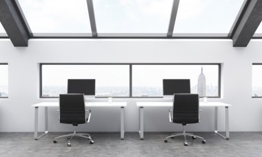 Alan Ny manzaralı coworking