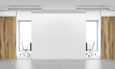 Office önde boş duvar