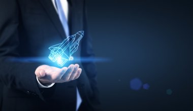 Başlangıç bir roket ile adam kavramı