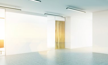 Boş duvar yan tonda