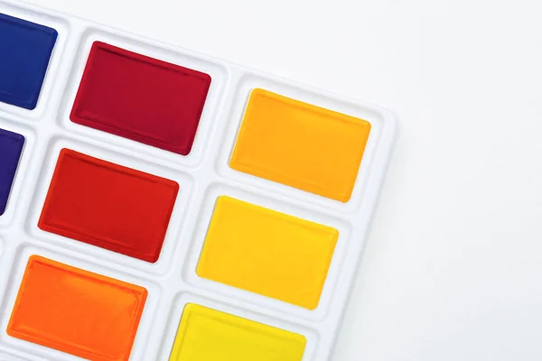 Watercolor paint on white — Stock Photo, Image