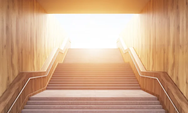 Escalera que conduce al sol — Foto de Stock