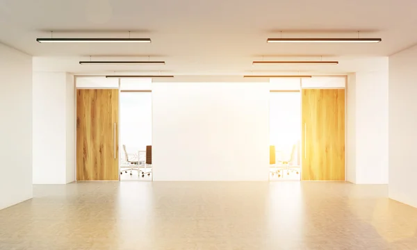 Güneşli Office boş duvar — Stok fotoğraf