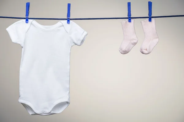 Babu bodysuit and socks — Stock Photo, Image